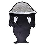 HBF ベビー シュラフ おくるみ 加厚 柔らか 暖かい 通気 サメの形 寝袋 春秋用 全３色