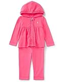 ラルフローレン　【POLO RALPH LAUREN　ポロラルフローレン】　ベビー　パーカー　セットアップ　パンツ【18M】 (ピンク) [並行輸入品]