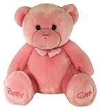 Keel Toys - 65049 - Peluche Bear - Seduto - Baby Girl - rosa - 45 centimetri by Keel Toys