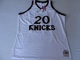 Mitchell & Ness Authentic 1979 – 80新しいYork Knicks Ray Richardsonホーム# 20ジャージ、ホワイト 56