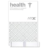 最適な健康保護用 – AirX健康24 x 36 x 1エアフィルタ – ボックスof 6 – プリーツ24 x 36 x 1 MERV 13エアフィルタ、ACフィルタ、炉フィルタ、HVACフィルタ 