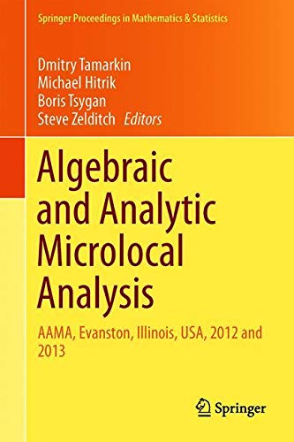 Algebraic and Analytic Microlocal Analysis: AAMA, Evanston, Illinois, USA, 2012 and 2013 (Springer Proceedings in Mathematics & Statistics)の表紙