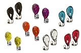 Chromed粘着フックwithダイヤモンド装飾1.26 " L x 2.56 " H – 2のセット 2 x 3 レッド 9210130