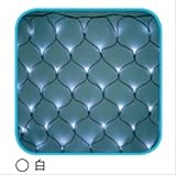 コロナ産業 LED180球ネットライト連結専用／電源部別売り（ブラックコード）　LR180W　LED色：白色　【イルミネーションライト】