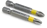 Titan Tools 16210 2 #2 Phillips Power Bit - 2 Piece [並行輸入品]