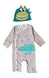 (ビグッド)Bigood ベビー 赤ちゃん 新生児着ぐるみ アニマル柄 ジャンプスーツ カバーオール ロンパース 出産祝い プレゼント（ワニ・90）