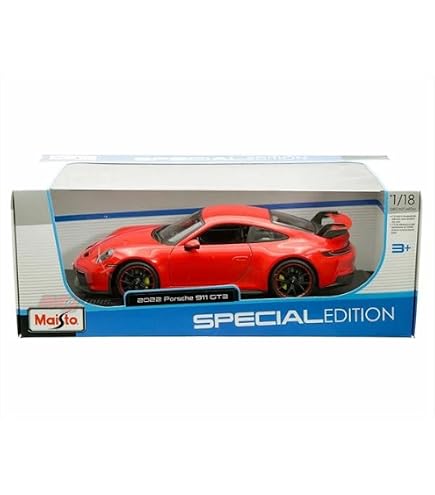 Amazon | Maisto 1/18 ポルシェ 911 GT3 2022 レッド 完成品
