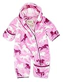 Hatley ハットレイ 女の子 おとぎ話のおうまさん マイクロフリース・フード付きカバーオール・ジャンプスーツ 70cm ~ 75cm 、6-12M(69-74cm) マルチカラー ポリエステル10