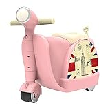 (ミヤレ)miyare　多機能　キッズ　通学　キャリーケース スーツケース キャリー バッグ　超軽量　旅行かばん　アウトドア　遠足 旅行 乗用玩具 おしゃれ　収納バッグ (ピンク)