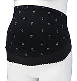 ローズマダム rosemadame マタニティ ベリーサポート 妊婦帯 917-3748-10 (Ｌ, ブラック)