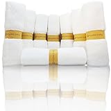 Kaydee Baby 100% All Natural Bamboo Washcloths - Gift Set of 6 - Luxurious, Superior, SOFT 10x10 Tow