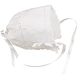 Elegant Baby White Keepsake Bonnet (Discontinued by Manufacturer) by Elegant Baby