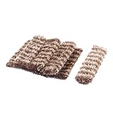 Uxcellストライプパターンホームオフィス滑り止め家具椅子テーブルスツール脚Sock足カバー8個