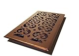 Decor Grates SPH612-RB Scroll Floor Register, 6-Inch by 12-Inch, Rubbed Bronze [並行輸入品]