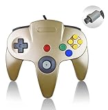 iFormosa N64 ゲーム機で使用できる ゲーム コントローラーブロス ゴールド IF-N64C-GD