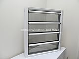 24 " x 27 " Aluminum Jalousieスタイルウィンドウ4ペイン
