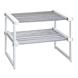 Belca(ベルカ)　コンロ下フリーラック 2段 ステンレスタイプ ホワイト・CR2-S ＜メーカー直送又はお取り寄せにつきキャンセル・返品・変更不可＞