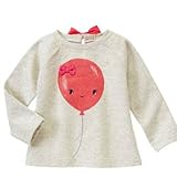 Gymboree ジンボリー かわいい 風船 トレーナー 長袖 トップス 80 90 95 100 110 キッズ ベビー 女の子(4-5T ワンカラー) [並行輸入品]