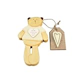 Bertie Bear - Wooden Plaque for Baby - East of India by East of India