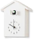 Amazon.co.jp: 無印良品 鳩時計 白 幅95×奥行108×高さ204mm MJ-CCWS1