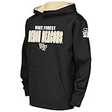 Colosseum Youth NCAA Wake Forest Demon Deacons Poly用プルオーバーパーカー X-Large (20) with Name Printed on the