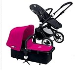 Bugaboo Buffalo Black Frame Stroller (Pink) by Bugaboo [並行輸入品]