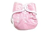 One Size Fit Most - Diaper Covers for Prefolds/Regular Inserts MINKY - BABY PINK by BubuBibi