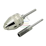 シルバーキーレスドリルチャックビットクイック変更アダプタコンバータ 3 mm 及び 2.3 mm シャンク