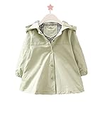 (チェリーレッド) CherryRed 子供服 子供コート キッズコート アウター トレンチコート 防風 保温 可愛い 110 グリーン