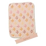 QUARTER REPORT 「ピジョン」 6重ガーゼ ミニケット ミニサイズ 日本製 ガーゼケット (アプリコット(オレンジ系))