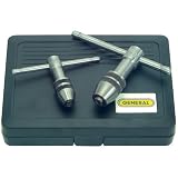 GENERAL Plain Type T-Handle Tap Wrench Set 0~1/4 & 1/4~1/2 by General