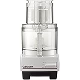 Cuisinart (クイジナート) フードプロセッサー L 大容量 3~4人分向け 1台5役(切る・刻む/こねる/薄切り/細切り/おろし) インダクションモーター搭載 パワフル 静音 パン生地 時短調理 ホワイト DLC-192J