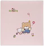 サンヨー NEW誕生アルバム Lサイズ/100年台紙・ビス式 ピンク