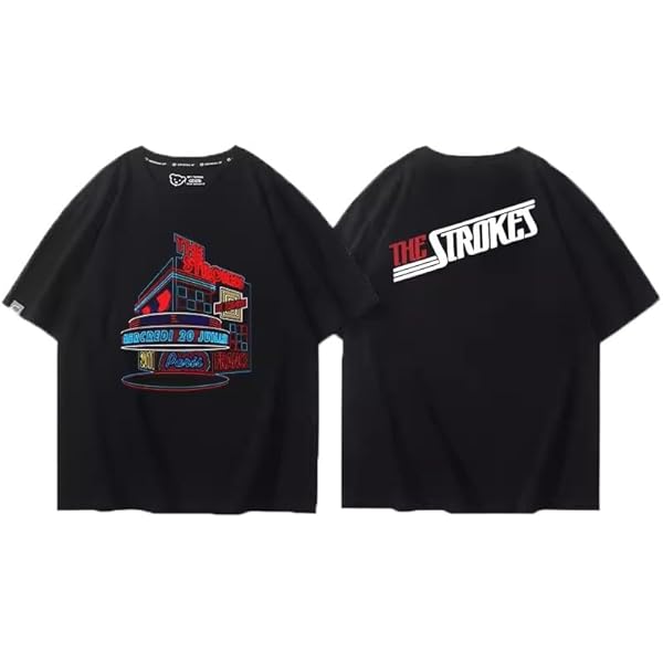 Amazon | [マンブルズ] ザ・ストロークス Tシャツ The STROKES ロゴ