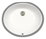 Mr Direct upm-bisque磁器アンダーマウントシンクバスルームのアンサンブル 7.25 x 19.00 x 15.50 inches クリーム UPM-B-PUD-BN 1