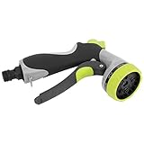 散水ノズル -Dewin スプレーガン、噴射8パターン、園芸、農業、水撒き、ペットシャワー、洗車、多機能、亜鉛合金