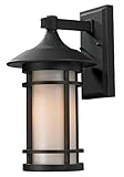 Z-Lite 528M-ORB Outdoor Wall Light with Aluminum Frame, Matte Opal by Z-Lite [並行輸入品]