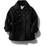 オールドネイビー OLD NAVY/ ダブルブレステッドピーコート ブラック アウターコート 2歳【並行輸入】