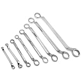 Perfk リングスパナ　8点セット　レンチツール　5.5-2mm　合金鋼製　ダブルエンド　オフセット　お買い得