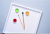 Jack Richeson 085872 Plastic Finger Paint Tray, White