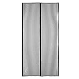 Magnetic Screen Door, Volare-HK Heavy Duty Mesh Curtain with Full Frame Velcro and Extra Pushpins, R