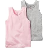 カーターズ Carter's/ 2パックコットンアンダーシャツ マルチ 下着 8歳【並行輸入】