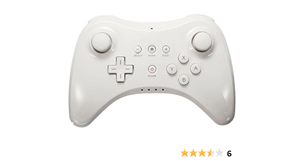 Amazon Wiiu コントローラー Pro ワイヤレス ホワイト 互換品 ゲーム