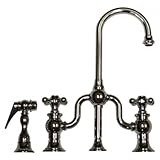 Whitehaus whttscr3 – 9774spr 5 1 / 4 ″ twisthaus Entertainmentブリッジ蛇口 WHTTSCR3-9774SPR-C 1