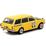 TARMACWORKS × MiJo Exclusives 1/64 MIJO EXCLUSIVE DATSUN BLUEBIRD 510 WAGON MOONEYES SPECIAL EDITION. 完成品 T64G-026-ME2