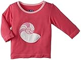 Kickee Pants SHIRT ベビー・ガールズ カラー: ピンク