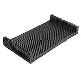 uxcell ダストカバー　アコーディオン形状　合成ゴム　　オルガン形　CNCマシン　30×22.5 X 3cm