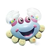 HuaYang Cute Cartoon CrabスタイルカラフルなHandbell Shaking Grasping Rattleおもちゃ安全for Kids Baby (ランダムカラー)