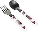 Baby Fanatic Fork and Spoon Set, University of Alabama by Baby Fanatic [並行輸入品]