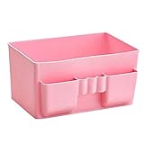 yougheny コスメ 収納 化粧品収納ボックス 収納スタンド コスメ、小物、雑貨等収納スタンド メイク 卓上 収納ケース 便利 デスクトップストレージ ピンク